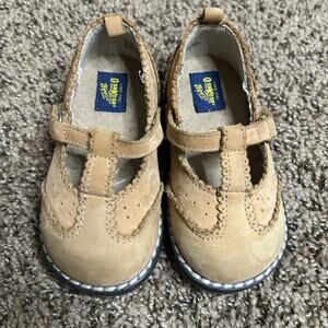 Y2K OshKosh B’gosh Baby/Toddler Brown Leather Mary Jane Shoes size 4.5
